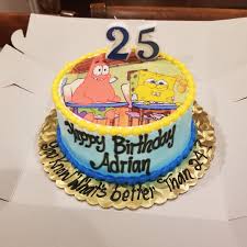 My Birthday Cake This Year From My Gf Funny 25th Birthday Cakes Spongebob Birthday Cake 23 Birthday Cake