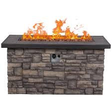 Bond canyon ridge propane fire column. Darby Home Co Provencher Outdoor Magnesium Oxide Propane Fire Pit Reviews Wayfair Ca