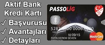 Kartınızla takımınızın maçlarını stadyumda canlı izler, size özel kampanyalardan yararlanır, harcamalarınızla takımınıza destek verirsiniz. Aktif Bank Kredi Karti Basvurusu N Kolay Passolig Banklar Kartlar