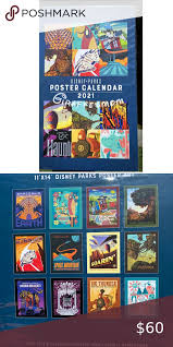 Disney Parks Attractions 12 Poster Calendar In 2020 Disney Parks Animal Kingdom Disney Enchanted Tiki Room
