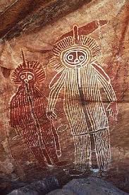 Aboriginal Cave Painting Of The Lightning Brothers Cave Paintings Ancient Art Prehistoric Art
