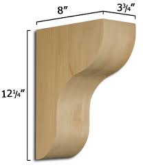 Knee wall countertop support bracket. Boston Bar Bracket