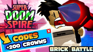 Presently you have a great deal of. Brick Battle How To Get Free Crowns Roblox Super Doom Spire Youtube