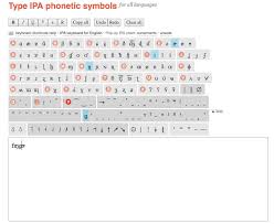 Gimson's phonemic system with a few additional symbols. International Phonetic Alphabet Fonts And Keyboards Maria Gouskova