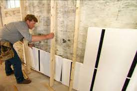 • pack it very tight against the top plate all the way between the joist to floor above. The Best Way To Insulate An Existing Concrete Block Wall This Old House