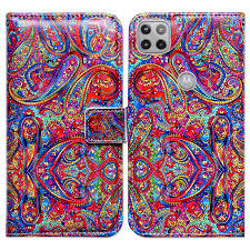 Amazon.com: Bcov Case for Motorola One 5G Ace, Bright Paisley Pattern  Leather Flip Phone Case Wallet Cover with Card Slot Holder Kickstand for  Moto Motorola one 5G UW ace : Cell Phones