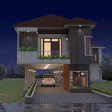 Guest House Location Pontianak West Borneo Design By Vip Studio House Design Architecture Architect Vipstudio Pontianak House Styles House House Plans