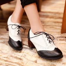 We did not find results for: Black White Baroque Vintage Lace Up High Heels Oxfords Shoes