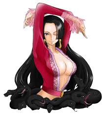 boa hancock, one piece, highres, breasts, cleavage, simple background, snake  - Image View - | Gelbooru - Free Anime and Hentai Gallery