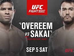Sakai including air times, fight cards, and how you can stream it live if you're looking for a way to watch the ufc fight night: Ufc Vegas 9 Fight Card Espn Lineup For Overeem Vs Sakai On Sept 5 In Las Vegas Mmamania Com