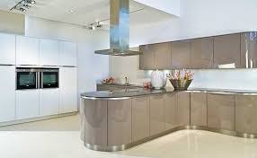 Image Result For Cappuccino High Gloss Kitchen German Kitchen Design Curved Kitchen Handleless Kitchen