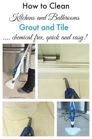 Scrub the grout back and forth and make sure to scrub tile grout on the corner of the room as well. How To Clean Tile Floors The Chemical Free Way Cleaning Bathroom Tiles Clean Tile House Cleaning Tips