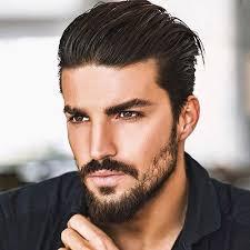 Triangle Face Form Hairstyles Males Quick Sides With Traditional Tapered Haircut An Bart Styles Face Shape Hairstyles Men Face Shape Hairstyles Cool Mens Haircuts