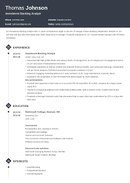 Investment Banker Resume Example Template Diamond Resume Examples Job Resume Examples Resume Template