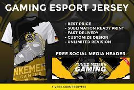 Download Reskyfeb I Will Design Full Print Sublimation Esport Gaming Jersey For Team For 10 On Fiverr Com Branding Design Logo Book Design Layout Logo Branding Identity