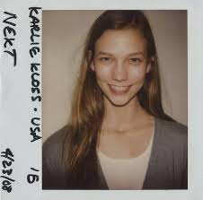 my first vogue casting models karlie kloss adriana lima liu wen and more model polaroids karlie kloss model