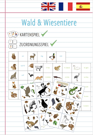 Maybe you would like to learn more about one of these? Wald Wiesentiere Kartenspiel Und Zuordnungsspiel Unterrichtsmaterial In Den Fachern Englisch Franzosisch Spanisch Karte Spiel Zuordnungsspiele Kartenspiel
