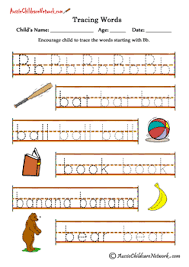 Free printable pdf spelling worksheets from k5 learning; Alphabet Words Aussie Childcare Network