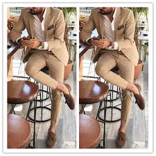 Check out our mens wedding suit selection for the very best in unique or custom, handmade pieces from our suits shops. Khaki Men Suits For Wedding 2pieces Business Suit Blazer Peak Lapel Costumize Men Party Suits Jacket Pant Tailor Made Suits Aliexpress