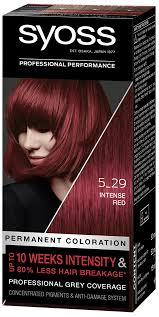 This method tints hair to the color of the juice. All Syoss Hair Color Products
