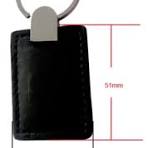 Custom Logo RFID PU 1K Leather Key Fob - RFID Tag, RFID ...