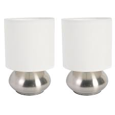 Same day delivery 7 days a week £3.95, or fast store collection. Set Of 2 Bedroom Table Lamp Night Light With Touch On Off Sensor