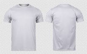 Grey T Shirt Front And Back Mock Up Template For Your Design In 2020 Shirt Template Shirt Mockup Mens Tshirts