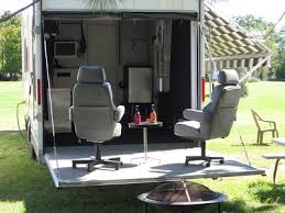 Complete kit with upper and lower brackets, screws, cables and cable adjuster to convert your toy hauler door into a patio. Patio Kit Forest River Forums