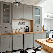 We can provide this kind of worktops in many shapes, thicknesses and types of wood like oak, beech, walnut, iroko, ash. Makeover Grey Country Kitchen Ideal Home Shaker Style Kitchens Kitchen Dresser Kitchen Inspirations
