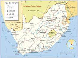 South Africa Map World Map Of South Africa South Africa Map South Africa Africa Map