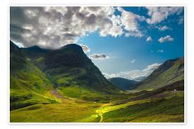 Glen Coe, Scotland print by Reiner Würz