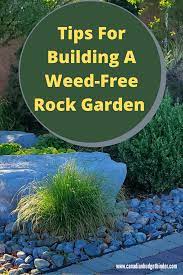 In early march a break in the weather mean that the soil was slowly drying out. How To Build A Rock Garden With Weed Prevention Canadian Budget Binder