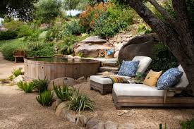 There is an opinion that such an outdoor hot tub jacuzzi is a very expensive piece. Hot Tub Landscaping Houzz