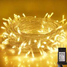 Fairy lights that plug into an outlet are great for large. Blingstar Christmas Lights 33ft 100 Led String Lights 30v Plug In Fairy Lights Waterproof 8 Modes Warm White Fairy String Lights For Indoor Outdoor Bedroom Wedding Party Patio Christmas Tree Amazon Com
