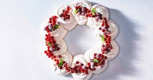 Pavlova Wreath Recipe Recipe Pavlova Pavlova Wreath Christmas Food