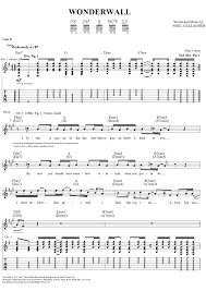 Wonderwall Wonderwall Oasis Album Digital Sheet Music