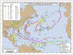 Hurricane Tracks 1851 2018