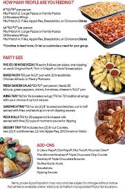 Pizza Hut Catering Menu Food Menu Wedding Food Drink Food