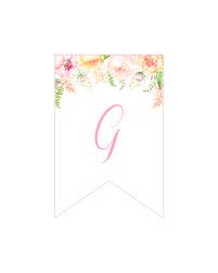 Flowers make the world a more beautiful place. Complete Free Printable Floral Banner Set The Cottage Market
