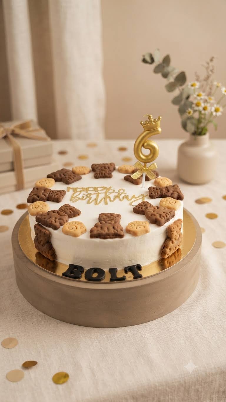 Customised Dog biscuit cake product image