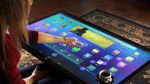 Touch screen smart coffee table tablet: Multitouch Coffee Table Is One Giant Tablet For Your Living Room