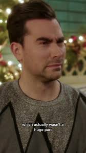 Schitt's Creek Baby Sprinkle Scene with David and Patrick