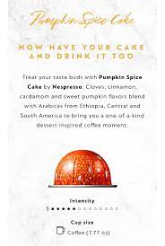 Coffee machine nescafe pods vertuo flavors of cake. Limited Edition Vertuo Pumpkin Spice Cake Is Out Now Us Nespresso
