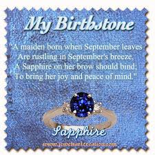 Zodiac And Birth Month Jewels Art Creation September Birthstone Birthstones Sapphire Birthstone
