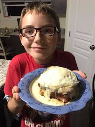 The Silk Road 3 course meal with my 6th grader... Only thing different is  we didnt do the rice pudding. But we did crêpes!!! He enjoyed doing about  95% of all it.