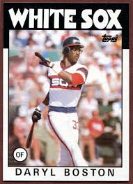 1986 Topps #139 Daryl Boston Baseball Card