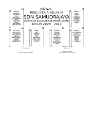Oct 03, 2019 · jadwal piket memang menjadi salah satu komponen penting di setiap kelas untuk tetap menjaga kebersihan di kelas. Daftar Piket Kelas Iii Tiga Sd Negeri 90