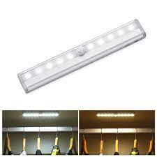 pir motion sensor led light bar wall lamp tube battery powered rigid bulb for home bookcase ki motion sensor closet light motion sensor lights night light lamp
