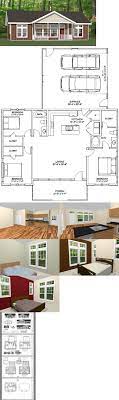 Building Plans And Blueprints 42130 46x30 House 3 Bedroom 2 Bath Pdf Floor Plan 1 338 Sq Ft Model 2 House Design Photos Floor Plans House Plans