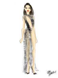 Met Gala Chic Chic Sketch